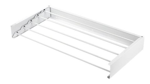 Suszarka na pranie Ścienna Składana METALOWA 80cm Wisząca Rozkładana mocna