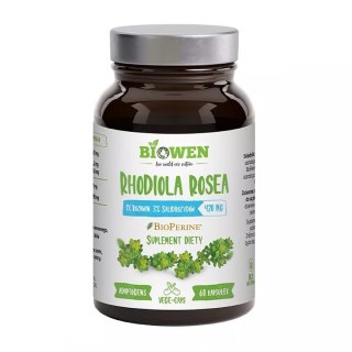 RHODIOLA - RÓŻENIEC GÓRSKI EKSTRAKT (420 mg) BEZGLUTENOWY 60 KAPSUŁEK - BIOWEN