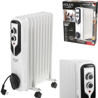 Grzejnik Olejowy (9 żeberek) 2000W ADLER AD 7816