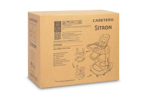 KRZESEŁKO DO KARMIENIA SITRON GREY