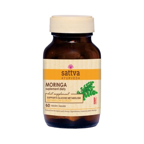 MORINGA EKSTRAKT (450 mg) 60 KAPSUŁEK - SATTVA