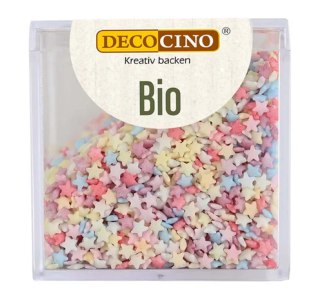 POSYPKA CUKROWA KOLOROWE GWIAZDKI BIO 50 g - DECOCINO (PRODUKT SEZONOWY)