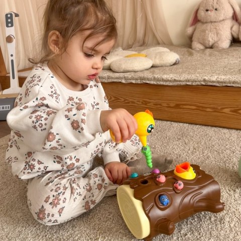 WOOPIE Gra Zręcznościowa Złap Robaczka + Skarbonka Wańka Wstańka Jajko