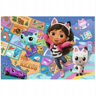 Puzzle Przyjaźń w kocim domku Gabi 100 elementów Trefl 16515