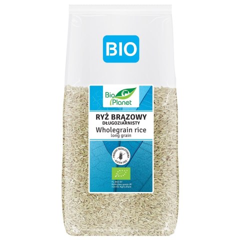 RYŻ BRĄZOWY DŁUGOZIARNISTY BEZGLUTENOWY BIO 500 g - BIO PLANET