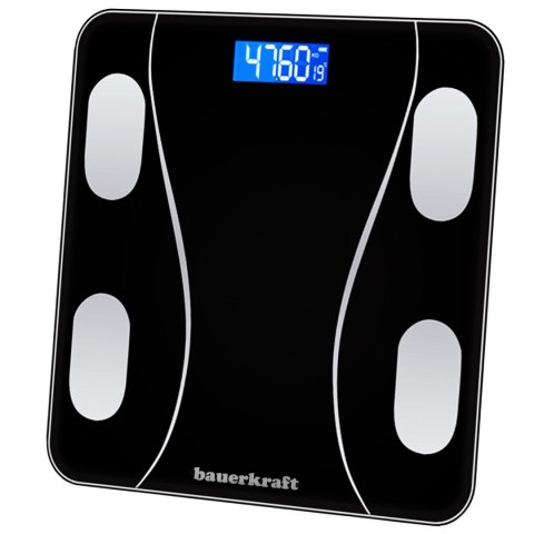 Waga łazienkowa analityczna inteligentna smart aplikacja do 180 kg