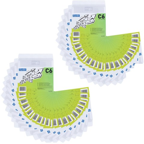 Koperta C6 Biała SK 114x162mm BANTEX 50 szt.