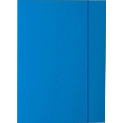 Teczka Kartonowa Lakierowana Z Gumką BANTEX A4 Niebieska
