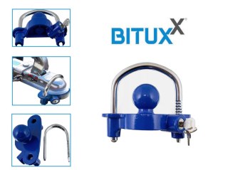 Blokada antykradzieżowa zaczep kulowy/kulkowy do przyczep/lawet Zabezpieczenie