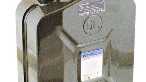 Karnistry na paliwo 3x kanister na benzynę paliwo 5L zamek bagnetowy blokujący