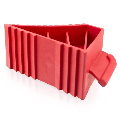 Kliny hamulcowe Bituxx zestaw 2 sztuk gumowych klinów z rączką czerwone