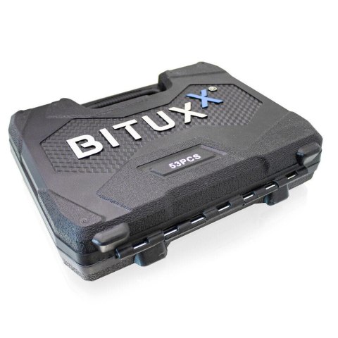 Komplet Kluczy zestaw narzędzi 45 elementów Grzechotka+nasady bity