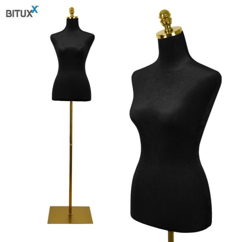 Manekin Krawiecki Czarny do sklepu witryn Regulacja wysokości TORS Bituxx