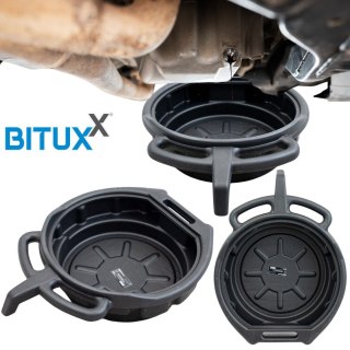 Misa miska ociekowa do płynów oleju 10L uniwersalna z lejkiem do paliwa