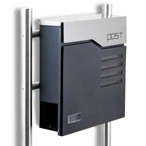 Nowoczesna i stylowa Skrzynka pocztowa na Listy i gazety ze stali nierdzewnej