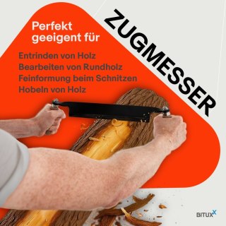 Piła do drewna, piła do cięcia wzdłużnego, strug, dłuto, skrobak proste 10'' Bituxx