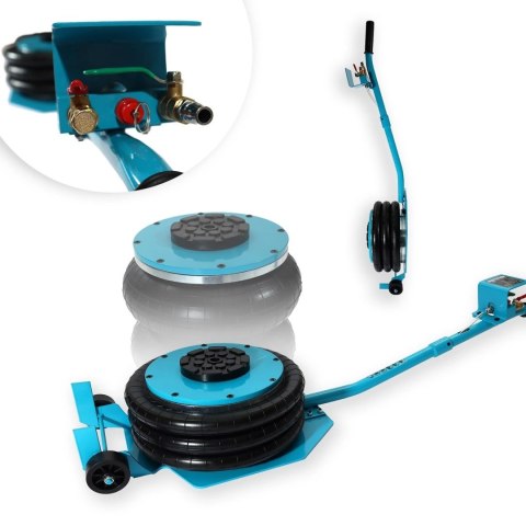 Pneumatyczny podnośnik bałwanek poduszkowy stalowy stabilny wydajny do 5 ton