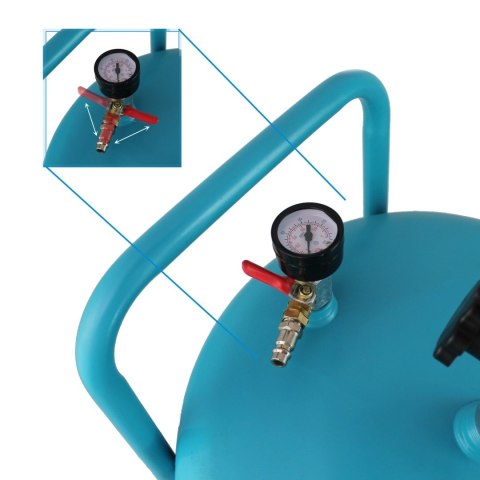 Przenośna mobilna Zlewarka do oleju Warsztatowa Regulowana ze zbiornikiem 80L