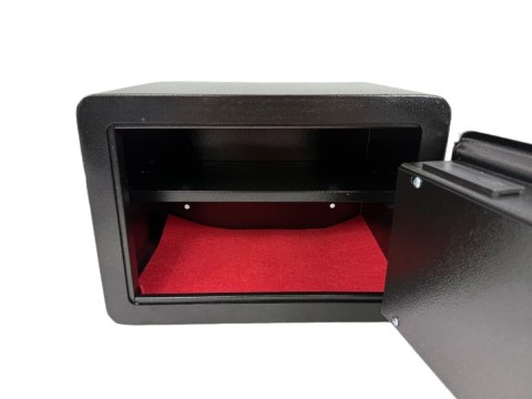 Sejf biurowy z dotykowym panelem na kod szyfr elektroniczny czarny