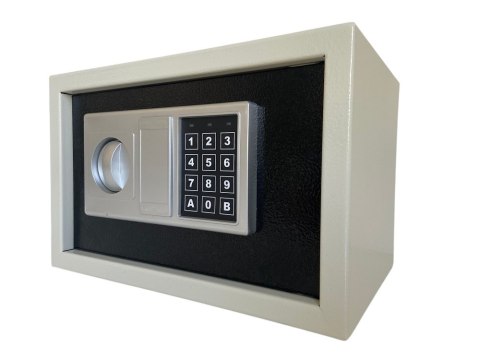Sejf domowy biurowy na zamek elektroniczny hotelowy kasa 2 klucze w zestawie