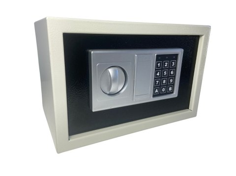 Sejf domowy biurowy na zamek elektroniczny hotelowy kasa 2 klucze w zestawie