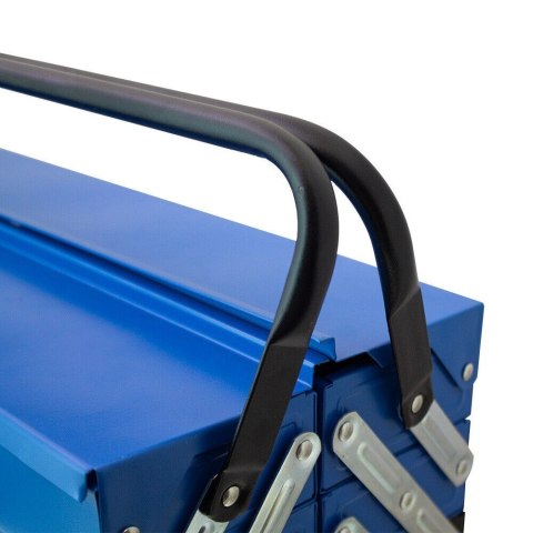 Skrzynka narzędziowa zestaw 85 elementów klucze nasadki bity śrubokręt komplet narzędzi