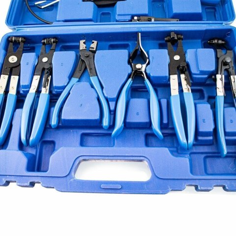 Szczypce do opasek zaciskowych osłon taśmowych 11 elementów Zestaw