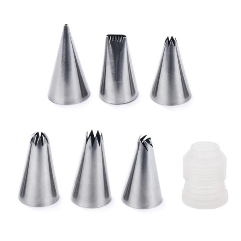 6 KOŃCÓWEK DO DEKOROWANIA Z ADAPTEREM UNIWERSALNE