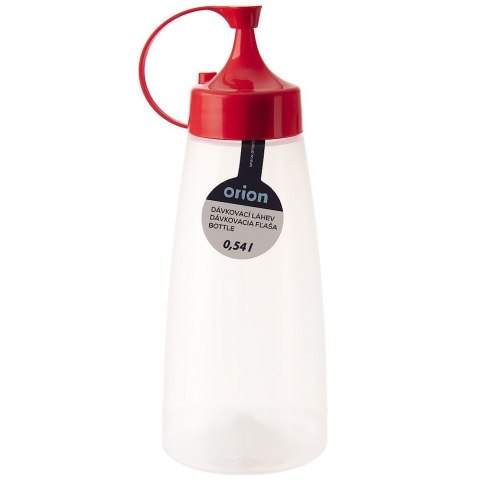 Butelka z dozownikiem i zatyczką / dyspenser pojemnik do sosów 525 ml