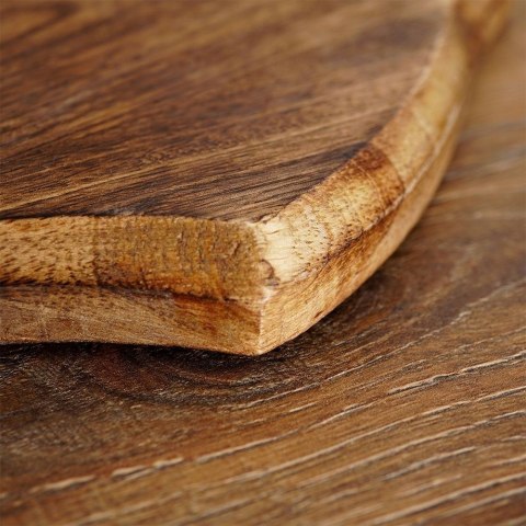 Deska do krojenia drewniana / taca do serwowania 33x22 cm