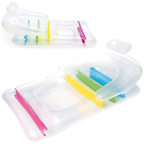 Dmuchany Fotel Materac do Pływania Leżak do Basenu BESTWAY 165x89 cm