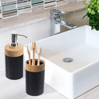 Dozownik do mydła czarny 380 ml