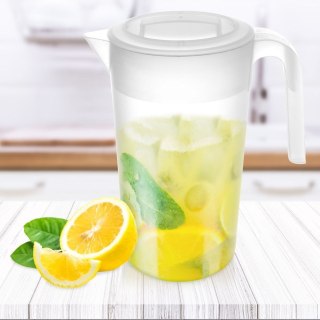 Dzbanek do napojów z pokrywką uchwytem dzióbkiem plastikowy 2,3 l