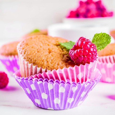 Foremki papilotki do muffinek babeczek 6 cm 80 sztuk