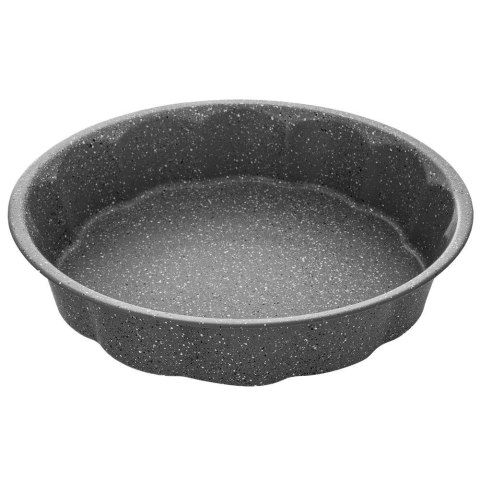 Forma do pieczenie blacha do ciasta pizzy zapiekania okrągła granitowa GRANDE 28,5 cm