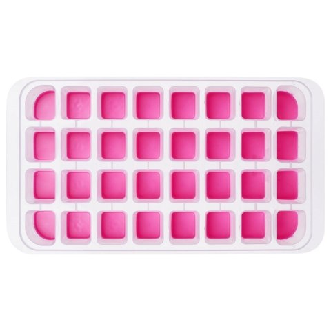 Forma foremka na lód 32 kostki do kostek lodu łatwe wyciąganie silikonowa duża