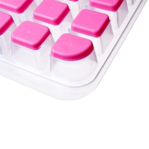 Forma foremka na lód 32 kostki do kostek lodu łatwe wyciąganie silikonowa duża