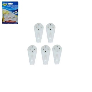 Haczyk szpilkowy wieszak do betonu drewna ściany zawieszka zestaw 5 szt. 3x1 cm