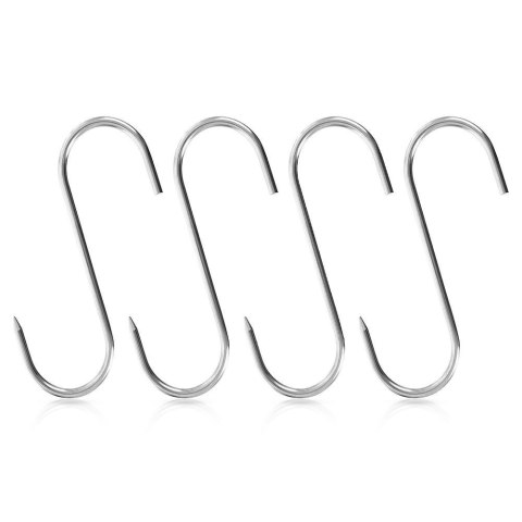 Hak haczyk wędzarniczy stalowy zestaw 4 szt. 15x12 cm
