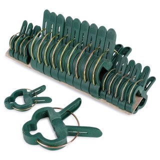 Klipsy klamerki spinacze do roślin małe i duże zestaw komplet 20 sztuk