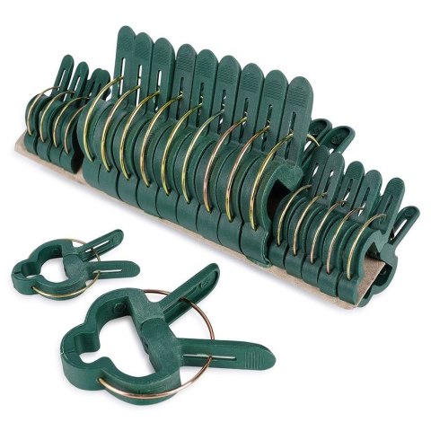 Klipsy klamerki spinacze do roślin małe i duże zestaw komplet 20 sztuk