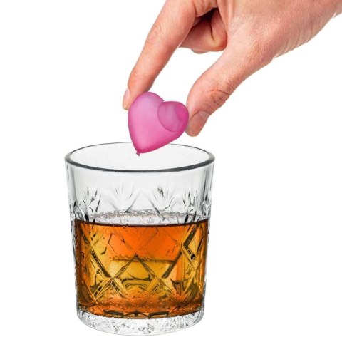 Kostki lodowe serca forma na lód do kostek lodu zestaw komplet 20 szt.