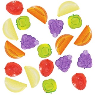 Kostki lodowe wielorazowe owoce forma na lód do kostek lodu zestaw komplet 20 sztuk