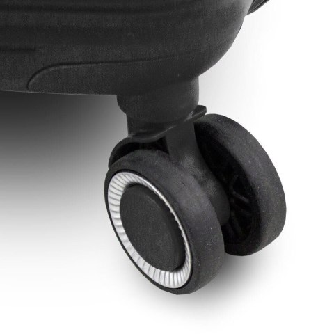 Zestaw walizek podróżnych 3szt Barut Czerwone ABS 4 kółka 360° rączka teleskopowa