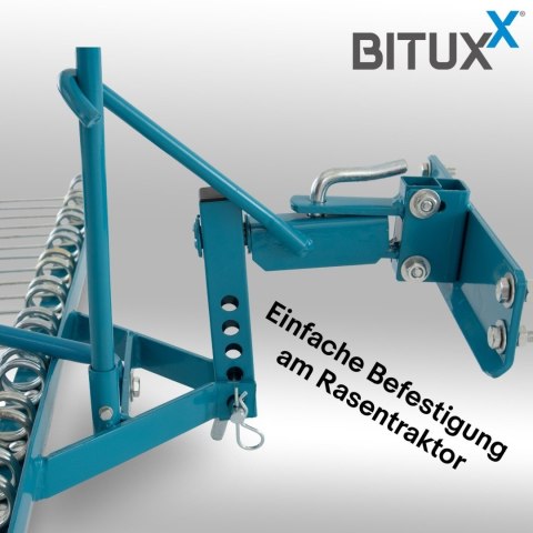 Zgrzebło do trawy / wertykulator / grzebień do trawnika do traktorków ogrodowych, kosiarek samojezdnych i quadów (ATV) - Bituxx