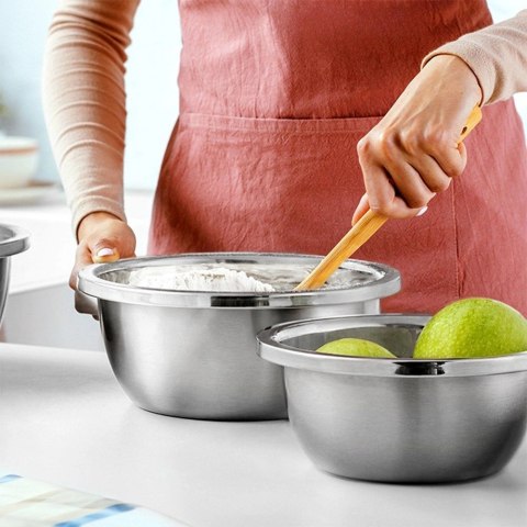 Miska Kuchenna do Miksowania Stalowa Lekka Nierdzewna NAVA 28 cm 4,3 L