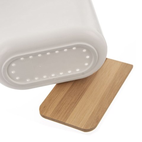 OCIEKACZ STOJAK NA SZTUĆCE BIAŁY BAMBUSOWY ORION