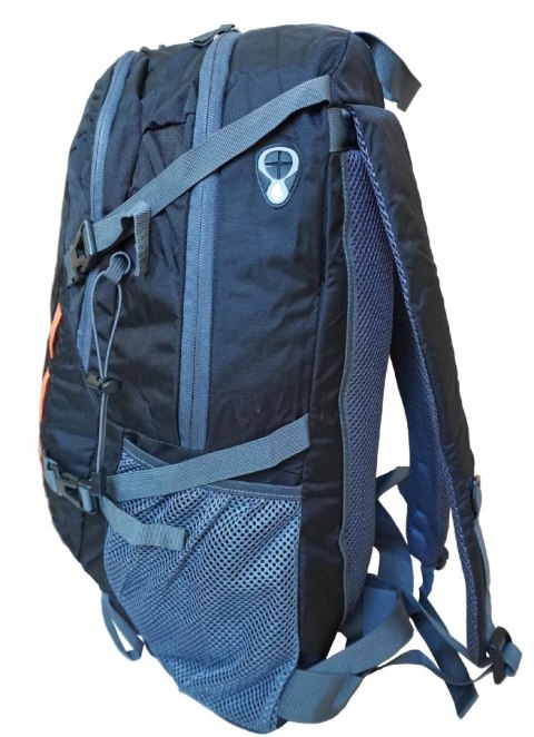 Plecak Turystyczny Sportowy Damski Męski Duży Czarny Solidny KUBISPORT 40 L