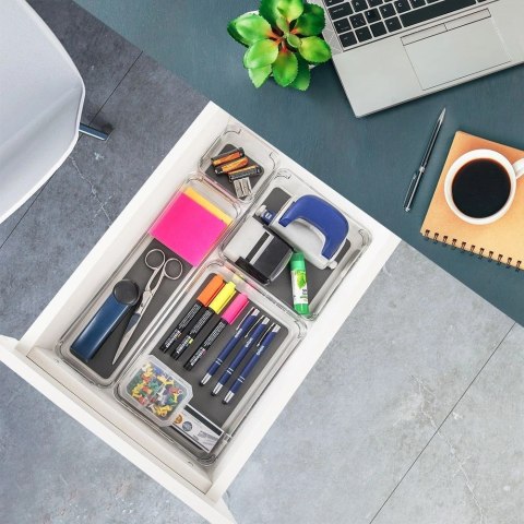 Pojemnik do przechowywania GREY 16x16x4,5 cm