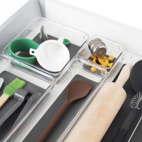 Pojemnik do przechowywania GREY 16x16x4,5 cm